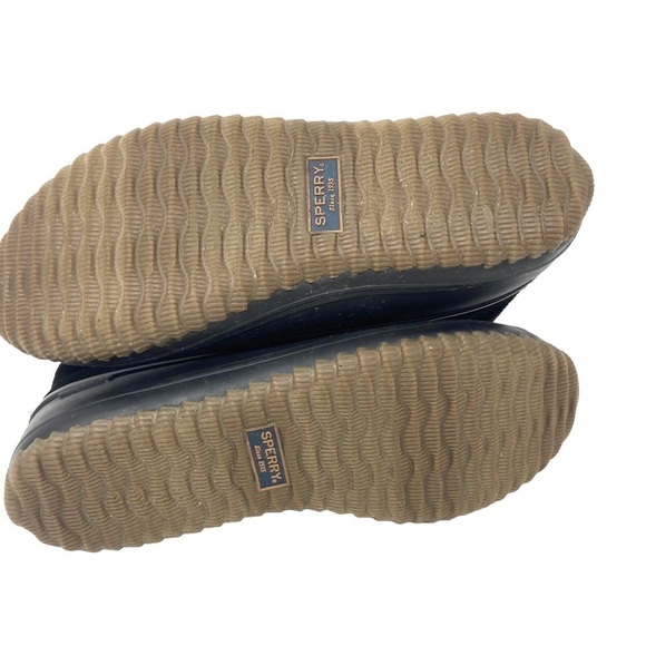 Sperry Boots Womens Syren Gulf Top Sider Duck Boot Weather Resistant Black Sz 7 - Picture 3 of 10